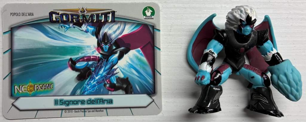 Gormiti Neorganic - Il Signore dell'Aria Super Power con carta