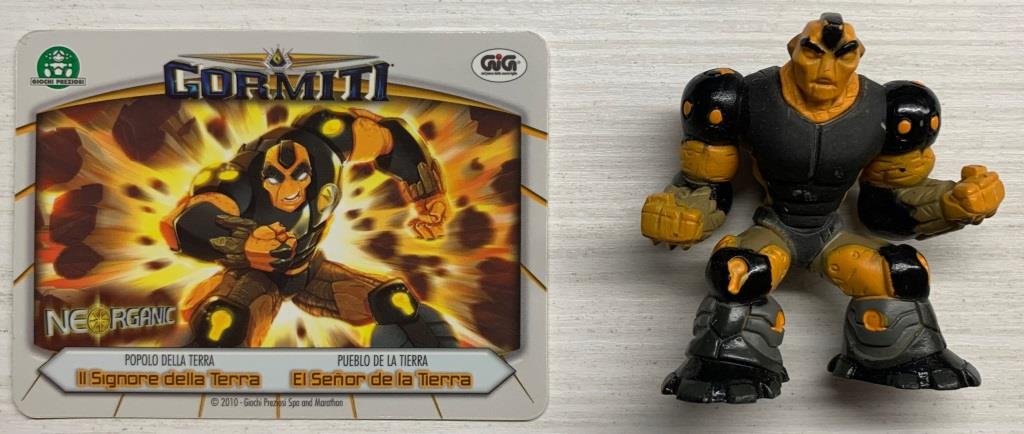 Gormiti Neorganic - Il Signore della Terra con carta