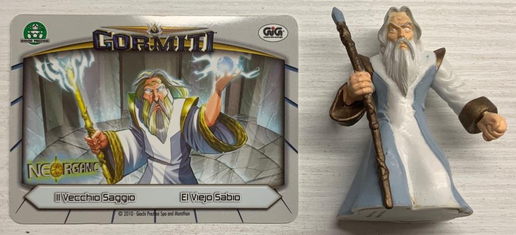 Gormiti Neorganic - Il Vecchio Saggio con carta