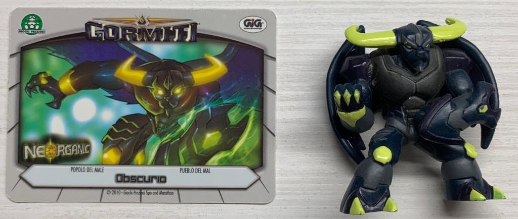 Gormiti Neorganic - Obscurio con carta