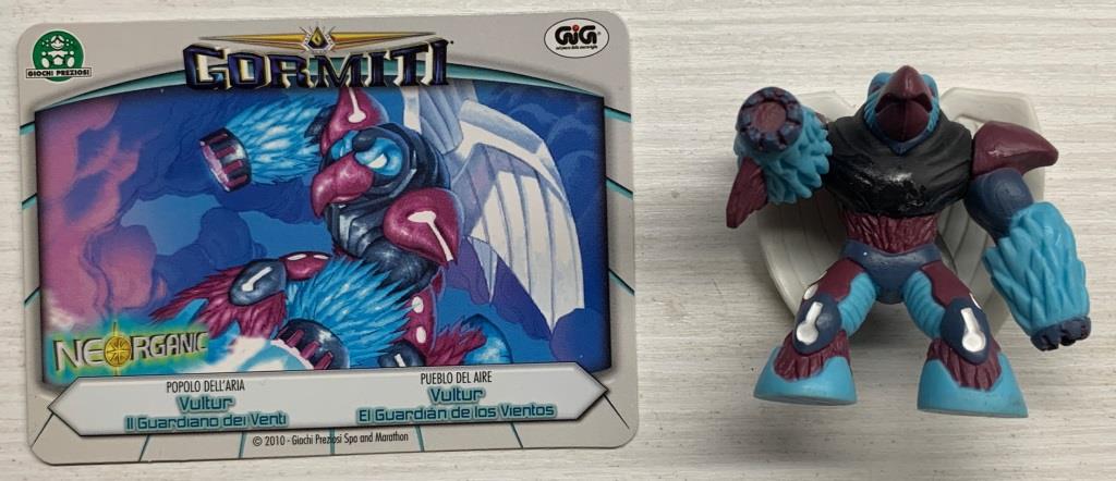 Gormiti Neorganic - Vultur il Guardiano dei Venti con carta