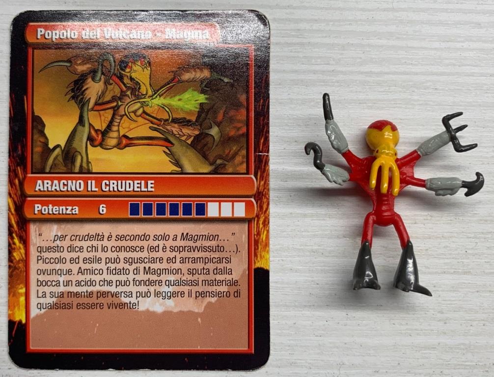 Gormiti Prima Serie - Aracno il Crudele con carta