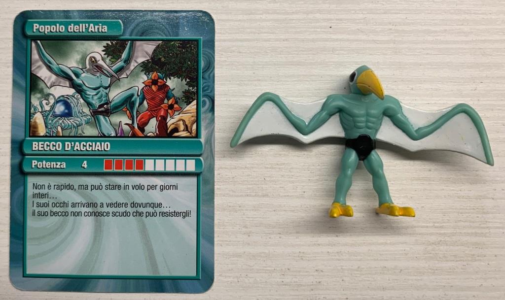 Gormiti Prima Serie - Becco d'Acciaio con carta