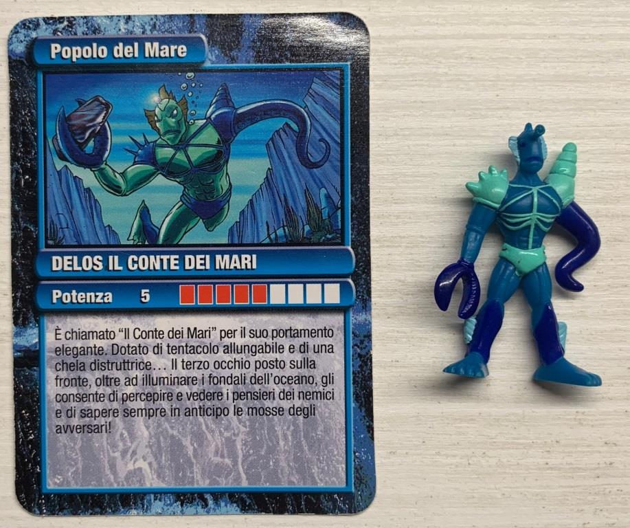 Gormiti Prima Serie - Delos il Conte dei Mari con carta