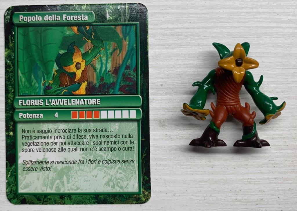 Gormiti Prima Serie - Florus l'Avvelenatore con carta
