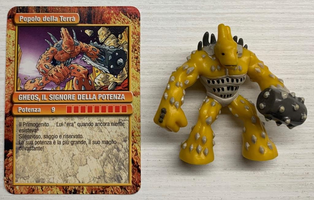 Gormiti Prima Serie - Gheos il Signore della Potenza con carta