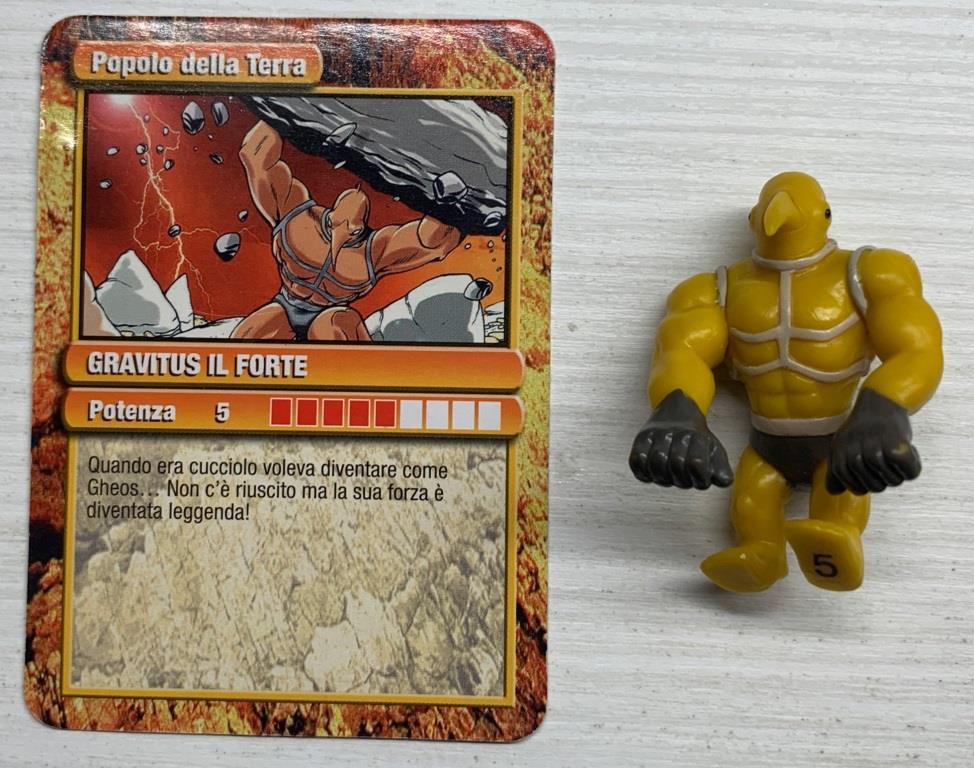 Gormiti Prima Serie - Gravitus il Forte con carta