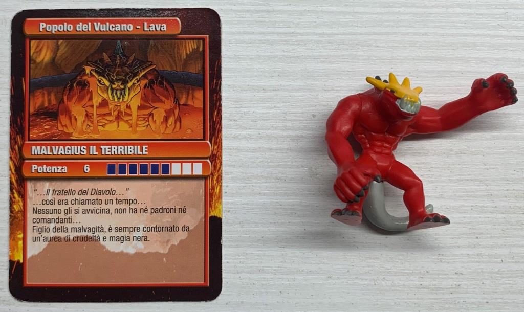 Gormiti Prima Serie - Malvagius il Terribile con carta