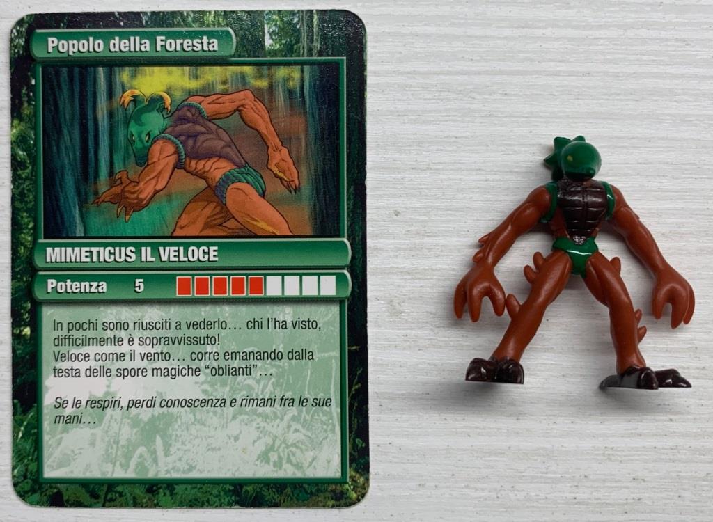 Gormiti Prima Serie - Mimeticus il Veloce con carta