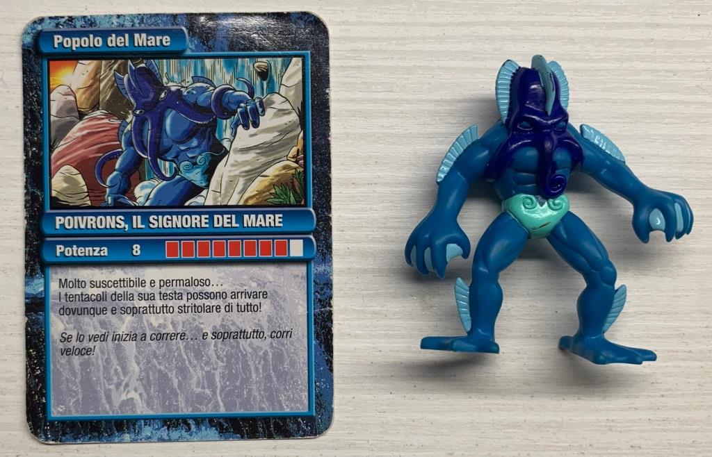 Gormiti Prima Serie - Poivrons il Signore del Mare con carta