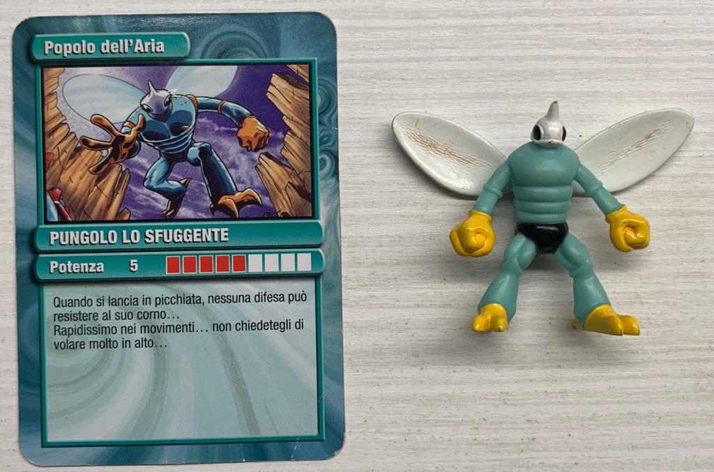 Gormiti Prima Serie - Pungolo lo Sfuggente con carta