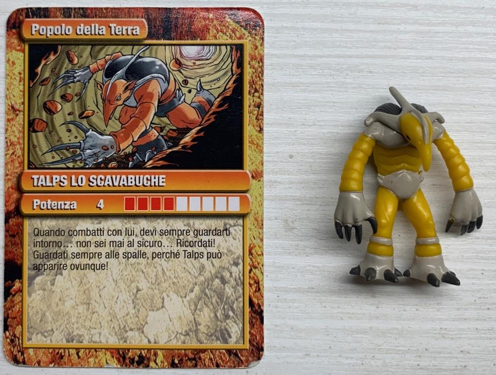 Gormiti Prima Serie - Talps lo Scavabuche con carta