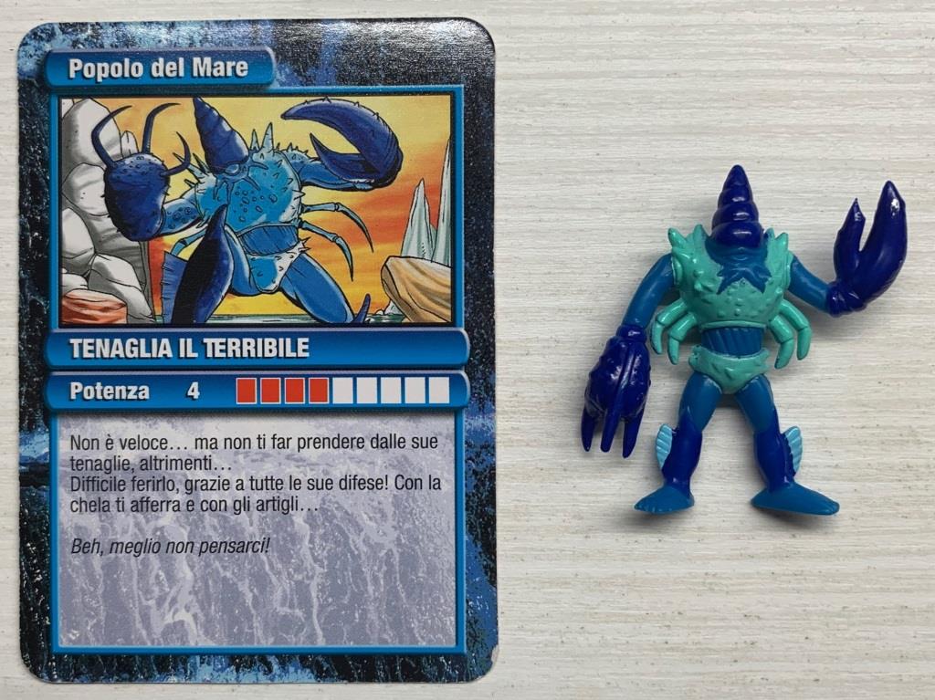 Gormiti Prima Serie - Tenaglia il Terribile con carta