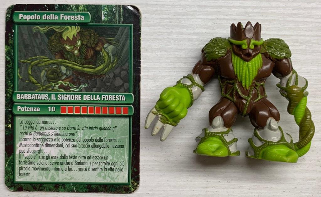 Gormiti Seconda Serie - Barbataus il Signore della Foresta con carta