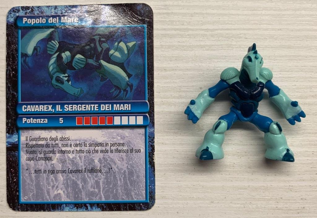 Gormiti Seconda Serie - Cavarex il Sergente dei Mari con carta