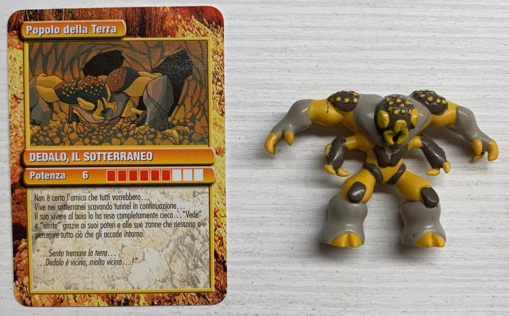 Gormiti Seconda Serie - Dedalo il Sotterraneo con carta