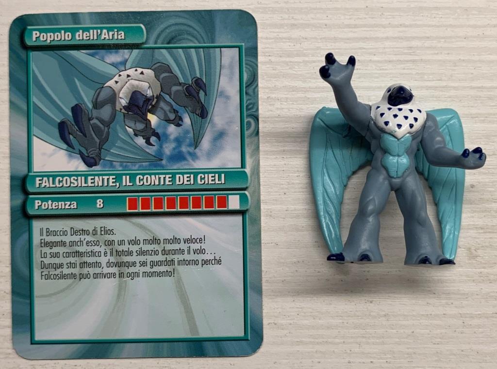 Gormiti Seconda Serie - Falcosilente il Conte dei Cieli con carta