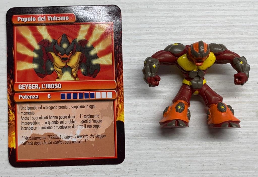 Gormiti Seconda Serie - Geyser l'Iroso con carta