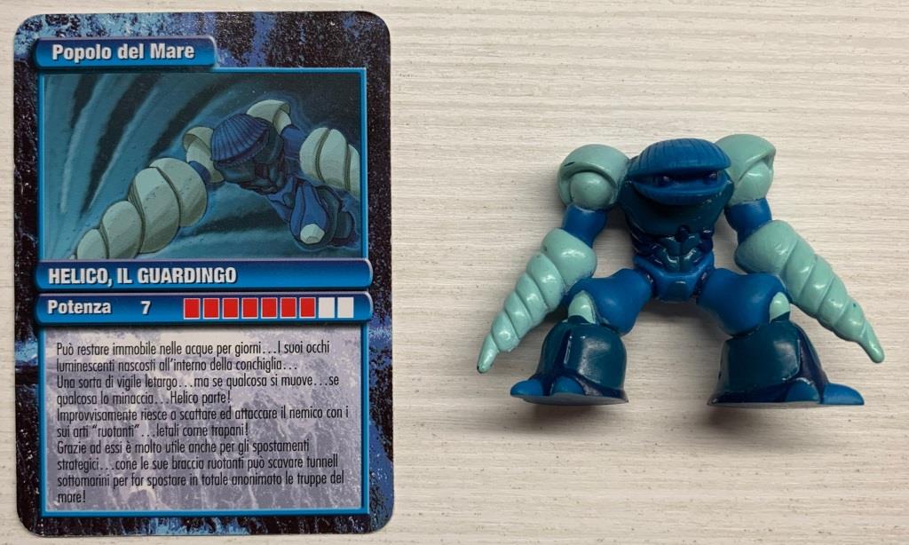 Gormiti Seconda Serie - Helico il Guardingo con carta