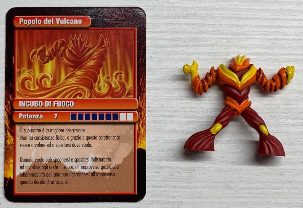 Gormiti Seconda Serie - Incubo di Fuoco con carta