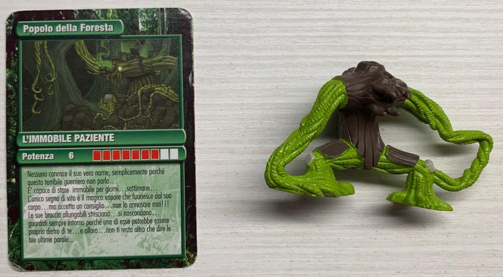 Gormiti Seconda Serie - L'Immobile Paziente con carta