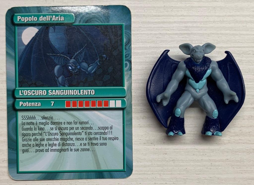 Gormiti Seconda Serie - L'Oscuro Sanguinolento con carta