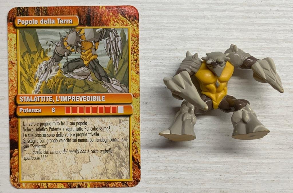 Gormiti Seconda Serie - Stalattite l'Imprevedibile con carta