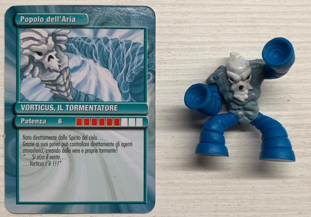 Gormiti Seconda Serie - Vorticus il Tormentatore con carta