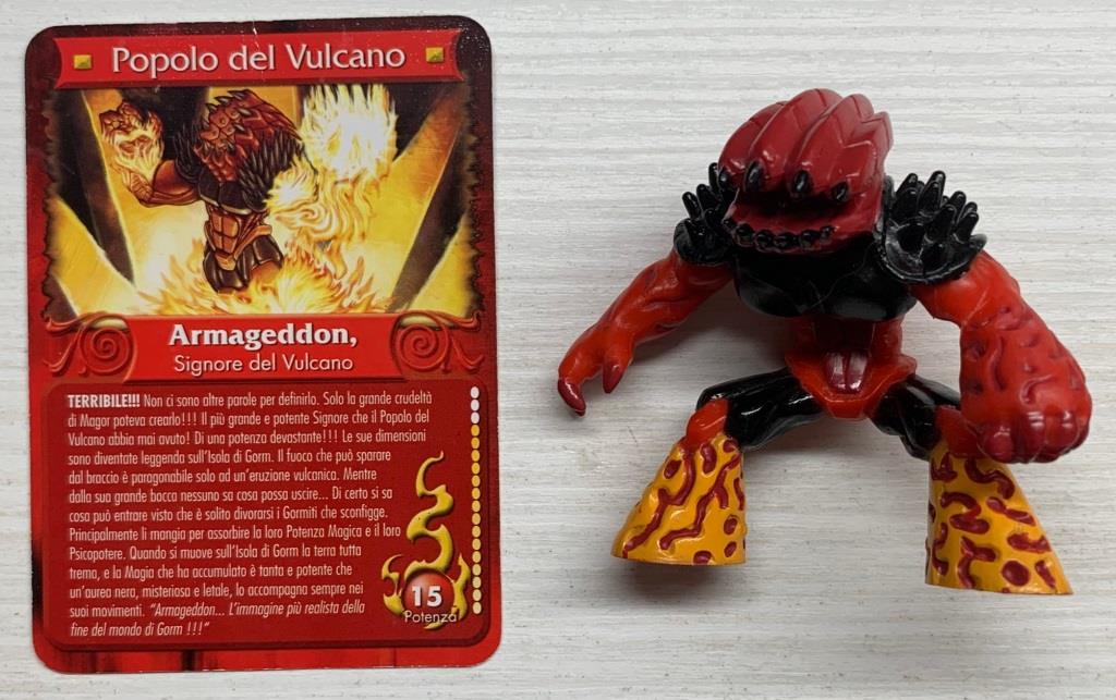 Gormiti Terza Serie - Armageddon il Signore del Vulcano con carta