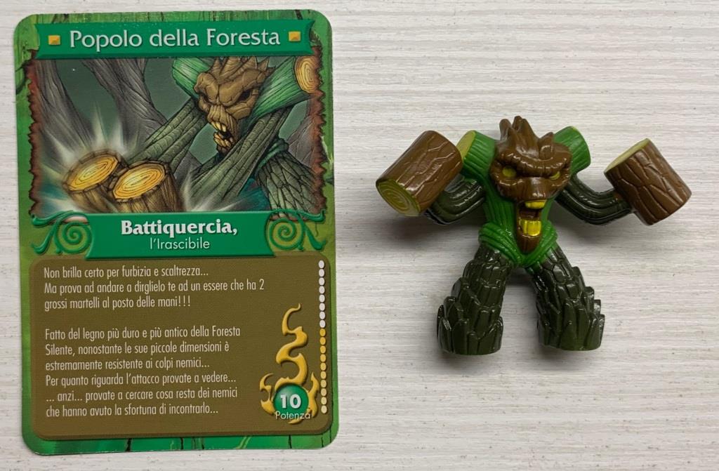Gormiti Terza Serie - Battiquercia l'Irascibile con carta