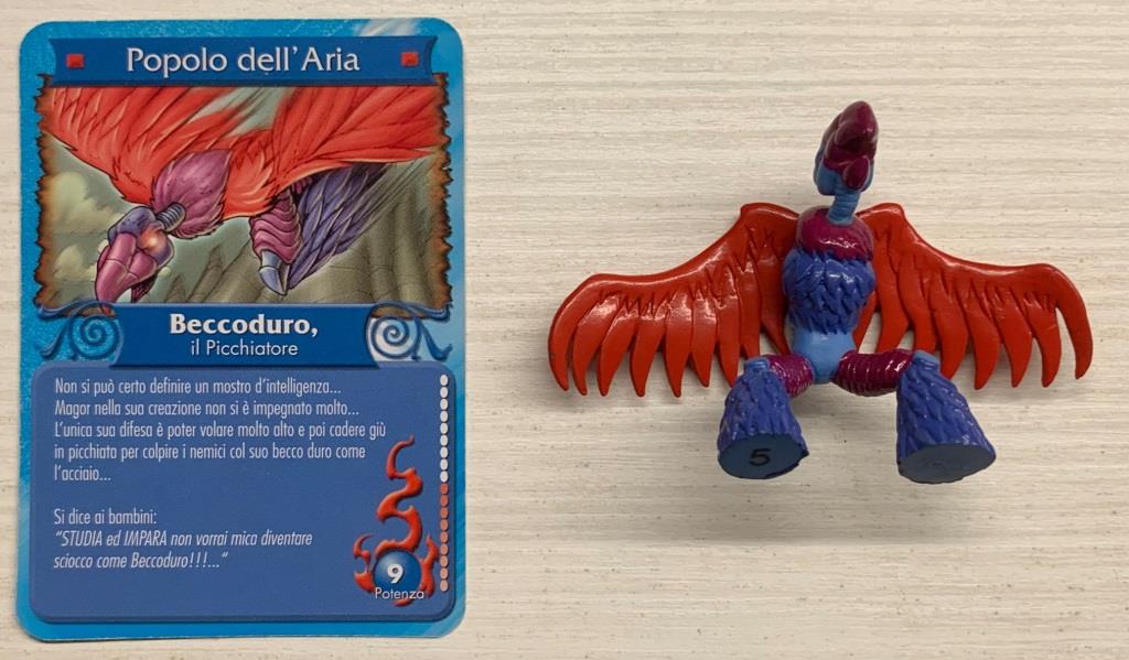 Gormiti Terza Serie - Beccoduro il Picchiatore con carta