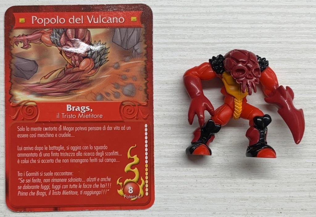 Gormiti Terza Serie - Brags il Tristo Mietitore con carta