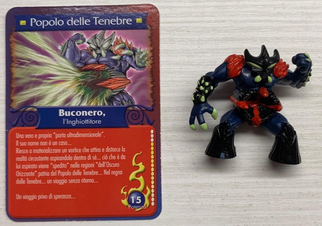 Gormiti Terza Serie - Buconero l'Inghiottitore con carta