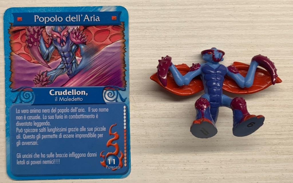 Gormiti Terza Serie - Crudelion il Maledetto con carta