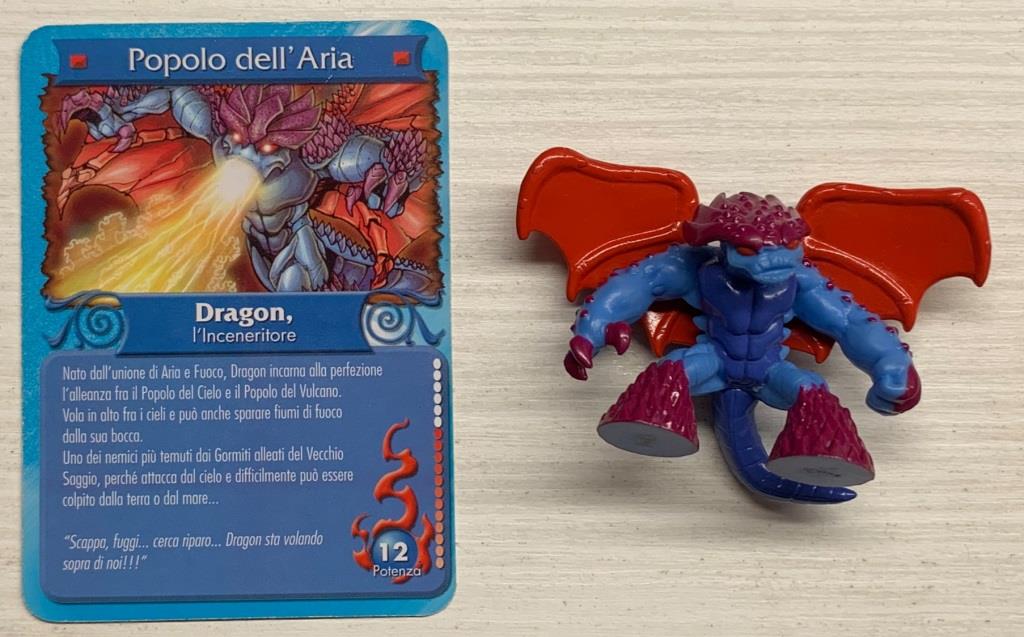 Gormiti Terza Serie - Dragon l'Inceneritore con carta