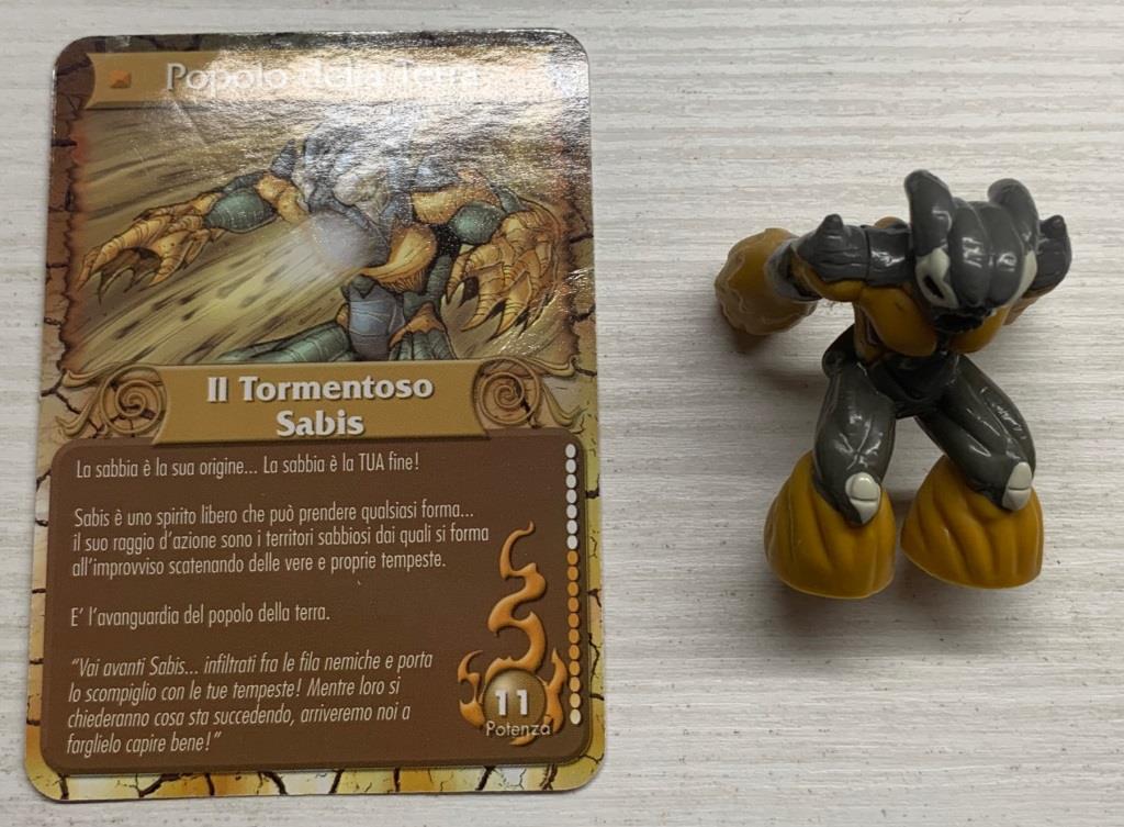 Gormiti Terza Serie - Il Tormentoso Sabis con carta