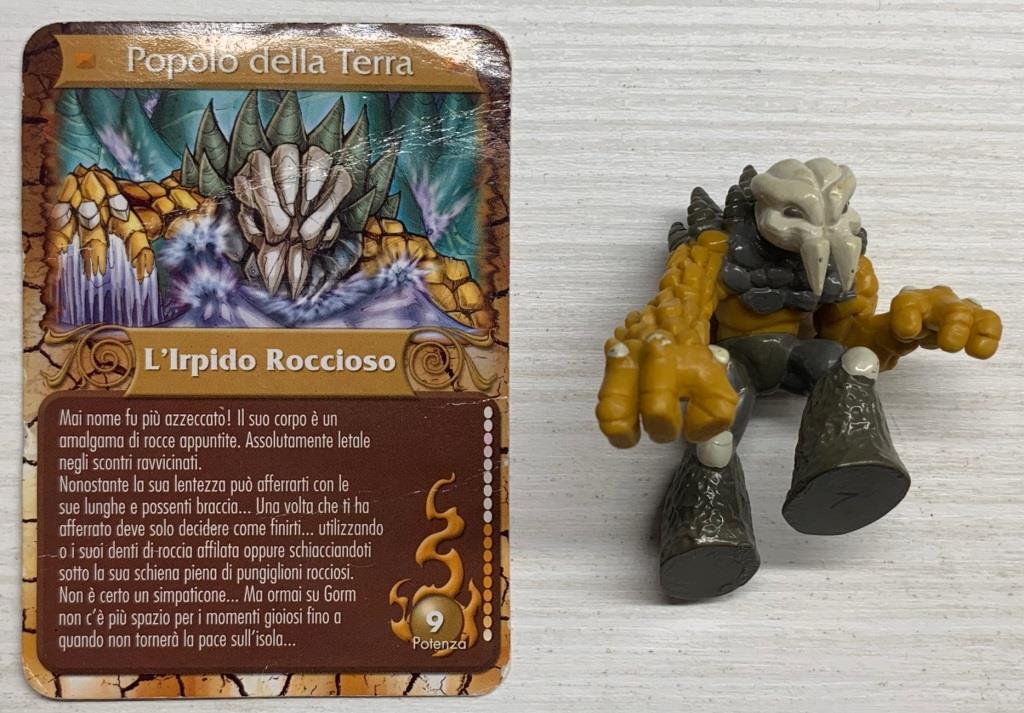 Gormiti Terza Serie - L'Irpido Roccioso con carta