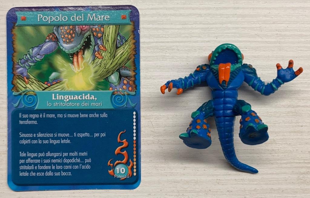 Gormiti Terza Serie - Linguacida lo Stritolatore dei Mari con carta