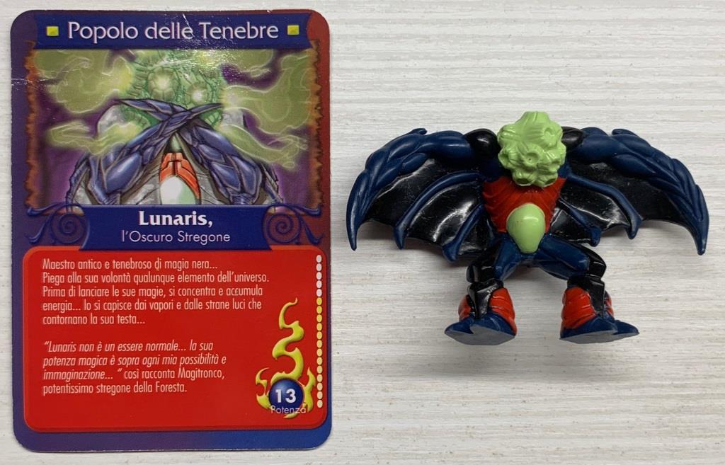 Gormiti Terza Serie - Lunaris l'Oscuro Stregone con carta