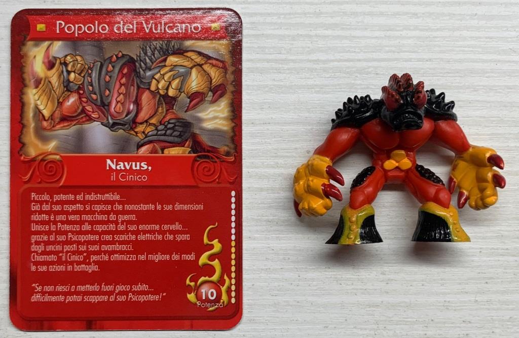 Gormiti Terza Serie - Navus il Cinico con carta