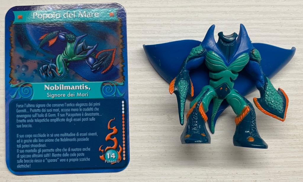 Gormiti Terza Serie - Nobilmantis il Signore dei Mari con carta
