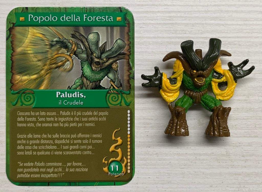 Gormiti Terza Serie - Paludis il Crudele con carta