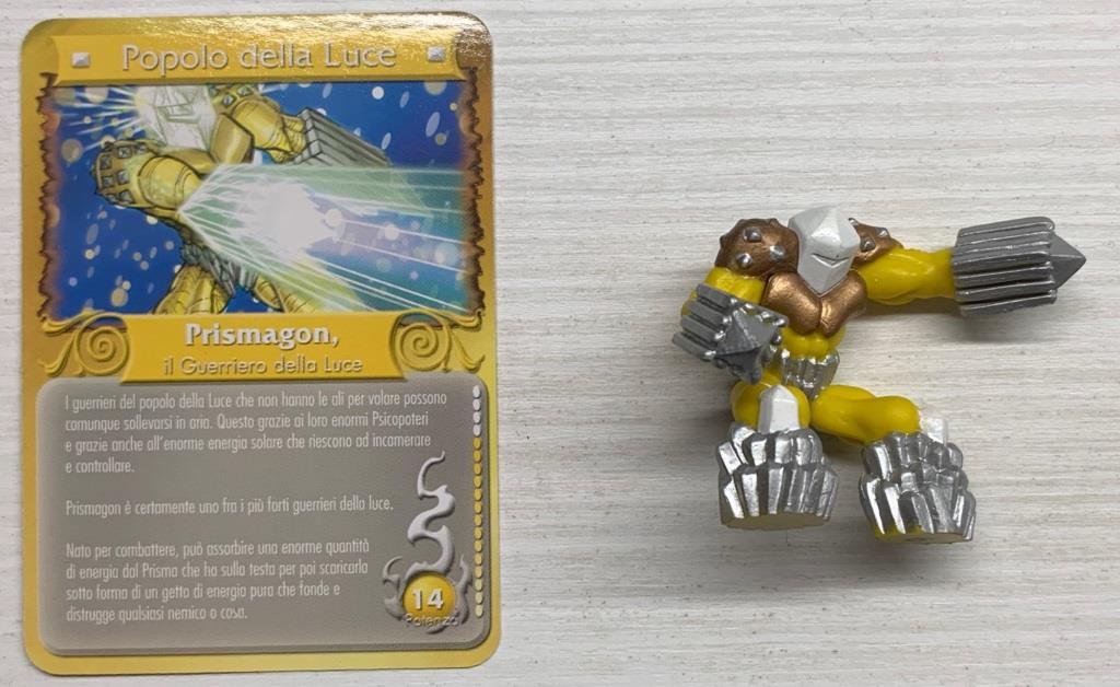 Gormiti Terza Serie - Prismagon il Guerriero della Luce con carta