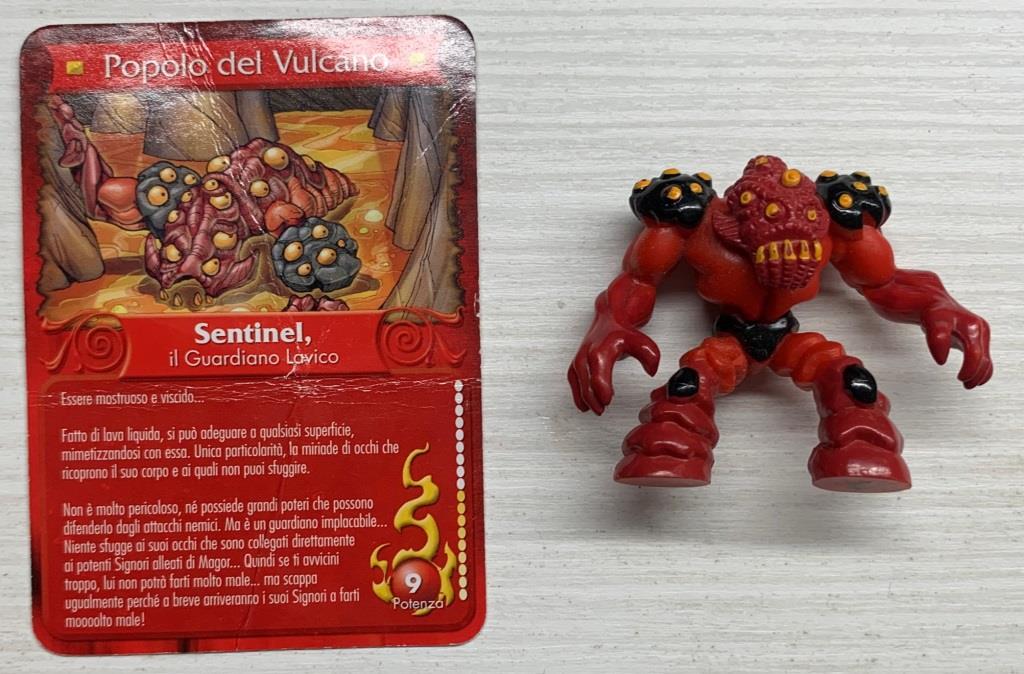 Gormiti Terza Serie - Sentinel il Guardiano Lavico con carta