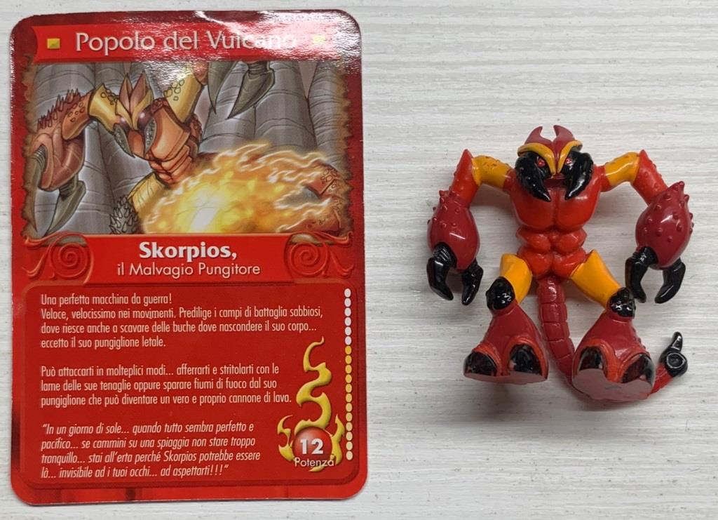 Gormiti Terza Serie - Skorpios il Malvagio Pungitore con carta