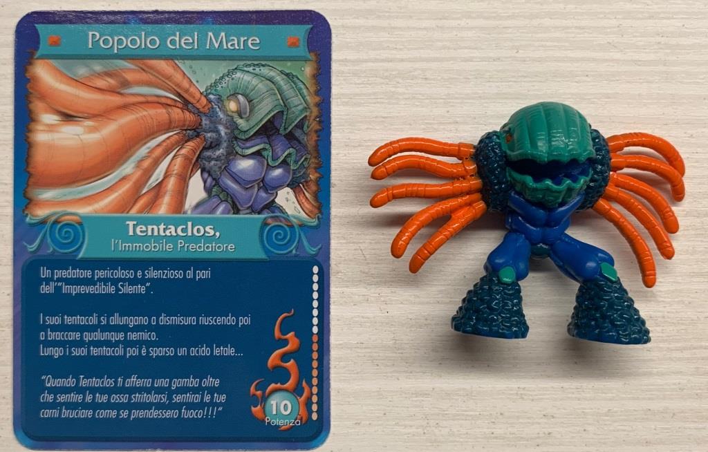 Gormiti Terza Serie - Tentaclos l'Immobile Predatore con carta