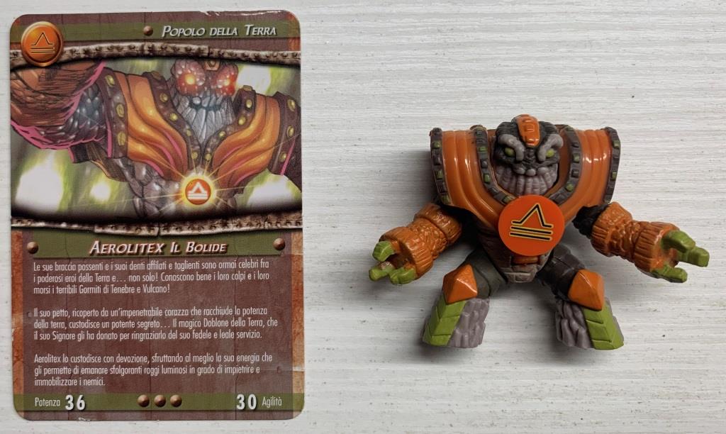 Gormiti Titanium - Aerolitex il Bolide con carta