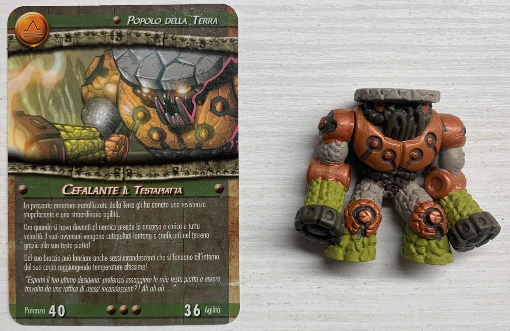 Gormiti Titanium - Cefalante il Testapiatta con carta