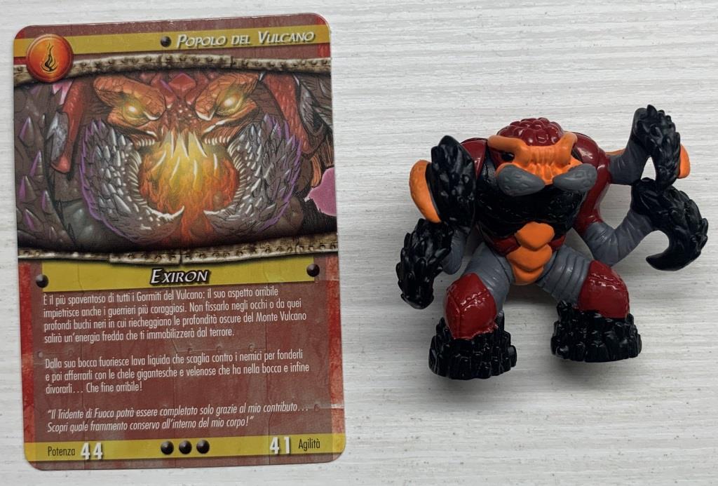 Gormiti Titanium - Exiron con carta