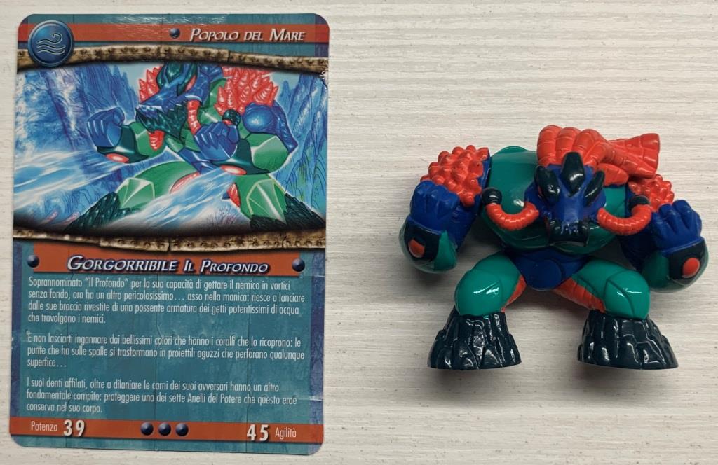 Gormiti Titanium - Gorgorribile il Profondo con carta